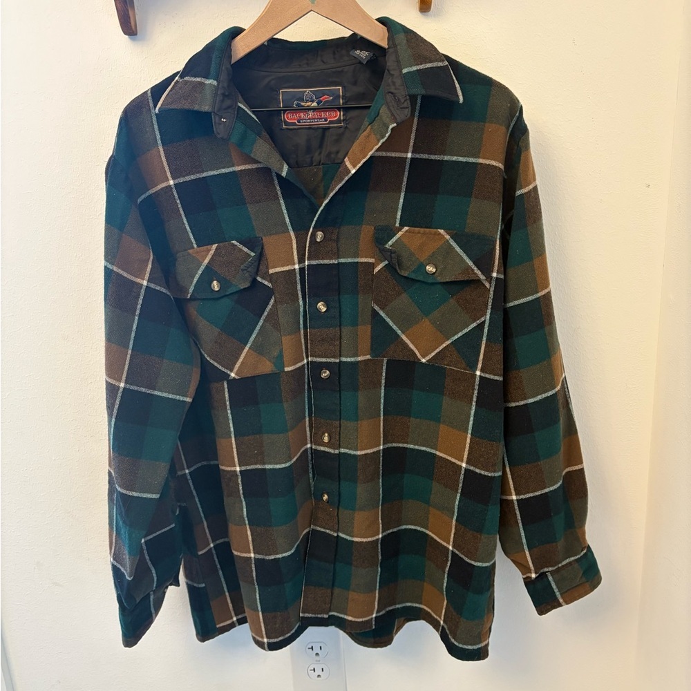 Backpacker Sportswear Plaid Flannel Shirt Men’s Large - Picture 6 of 8